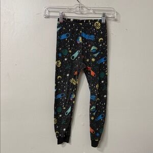 Hanna Andersson Black Space Print Pajama Bottoms